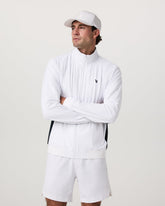Vuori Fleet Jacket Men's White Color Block Jacket