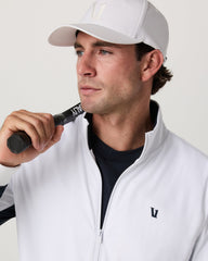 Vuori Fleet Jacket Men's White Color Block Jacket