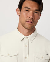 Vuori Aspen Shirt Jacket Men's Mushroom Fleece Shirt Jacket