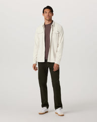 Vuori Aspen Shirt Jacket Men's Mushroom Fleece Shirt Jacket