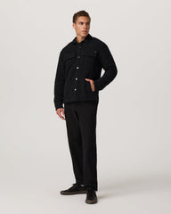 Vuori Plymouth Wool Shirt Jacket Dark Black Heather Jacket