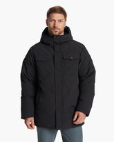 Vuori Northmost Insulated Parka Men's Black Down Parka