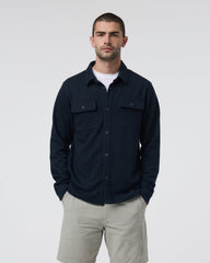 Vuori Waffle Shirt Jacket Ink