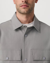 Vuori Lawson Tech Shirt Jacket Men's Shiitake Shirt Jacket