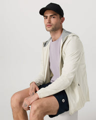 Vuori Outdoor Trainer Shell Men's Winter Grey Hooded Jacket