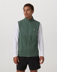 Vuori Sunday Element Vest Men's Agate Green Heather Vest