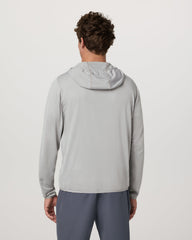 Vuori Powergrid Full Zip Jacket 2.0 Men's Sea Fog Fleece Jacket