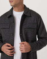 Vuori Ridge Natural Shirt Jacket Men's Grey Button-Up Jacket