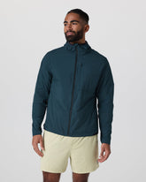 Vuori Ronan Packable Jacket Deep Sea French Terry Shirt