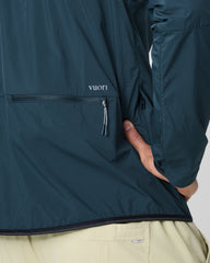 Vuori Ronan Packable Jacket Deep Sea French Terry Shirt