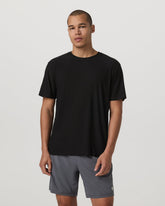 Vuori Short Sleeve Strato Tee - Relaxed Fit Men's Black Shirt