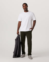 Vuori Short Sleeve Heavyweight Cotton Tee Men's White T-Shirt