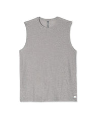 Vuori Strato Muscle Tee Men's Heather Grey Muscle Tank
