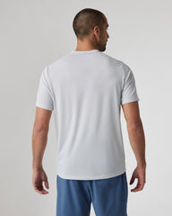 Vuori Current Tech Tee Men's Frost Grey Lightweight Shirt