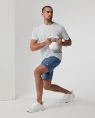 Vuori Current Tech Tee Men's Frost Grey Lightweight Shirt