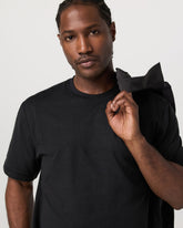 Vuori Men's Short Sleeve Ponto Tee - Relaxed Black Heather