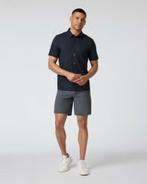 Vuori Short-Sleeve Manhattan Button Down Black