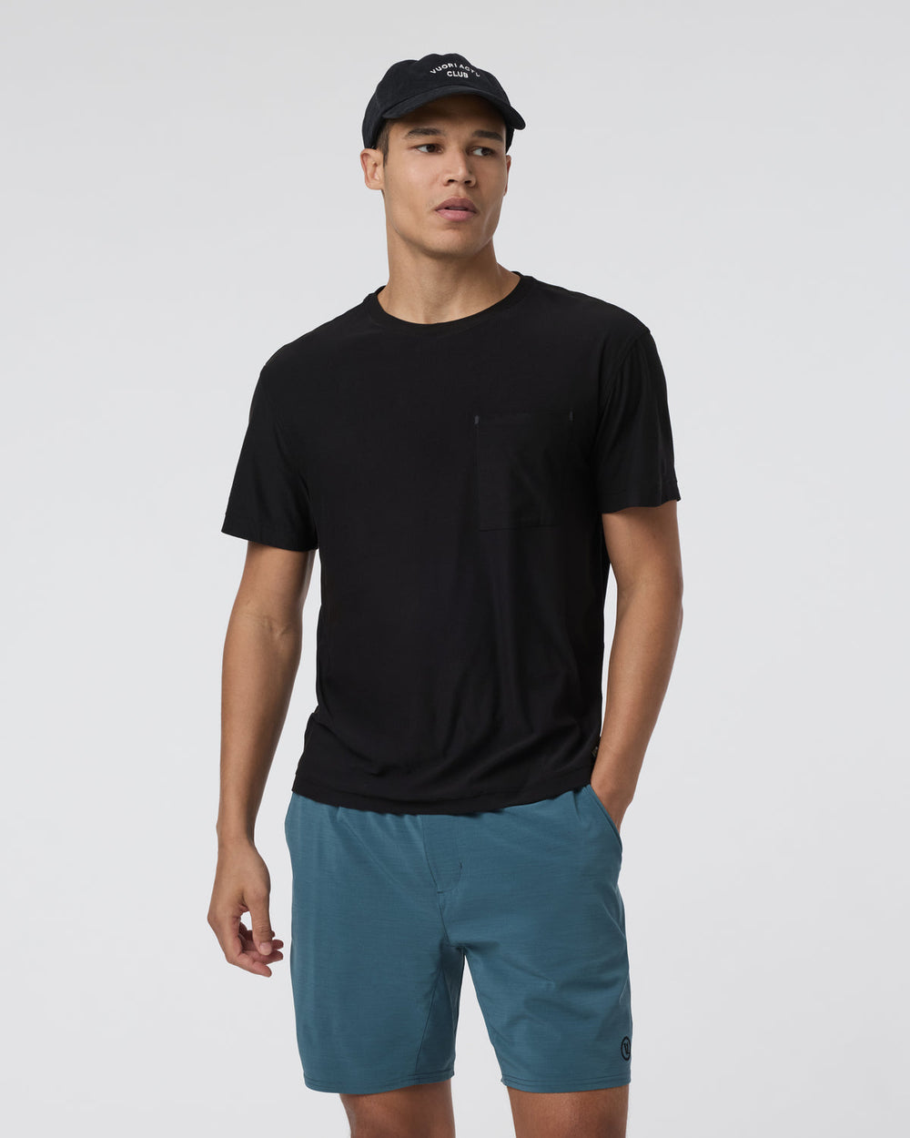 Vuori Short Sleeve Strato Pocket Tee - Relaxed Fit Black