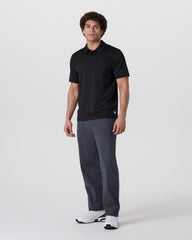 Vuori Short Sleeve Ponto Performance Polo Black Heather