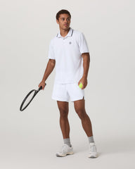 Vuori Short Sleeve Gamepoint Polo 2.0 Men's White Polo Shirt