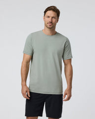 Vuori Tuvalu Tee Agave Green Cotton T-Shirt