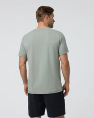 Vuori Tuvalu Tee Agave Green Cotton T-Shirt