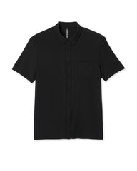 Vuori Short Sleeve Strato Button Down Men's Black Shirt