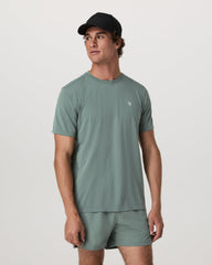 Vuori Short Sleeve Clearview Seamless Tee Men's Marsh T-Shirt