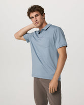 Vuori Men's Short Sleeve Ponto Performance Polo Flint Heather