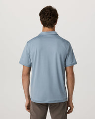 Vuori Men's Short Sleeve Ponto Performance Polo Flint Heather