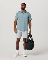 Vuori Short Sleeve Viewpoint Polo 2.0 Men's Mist Polo Shirt
