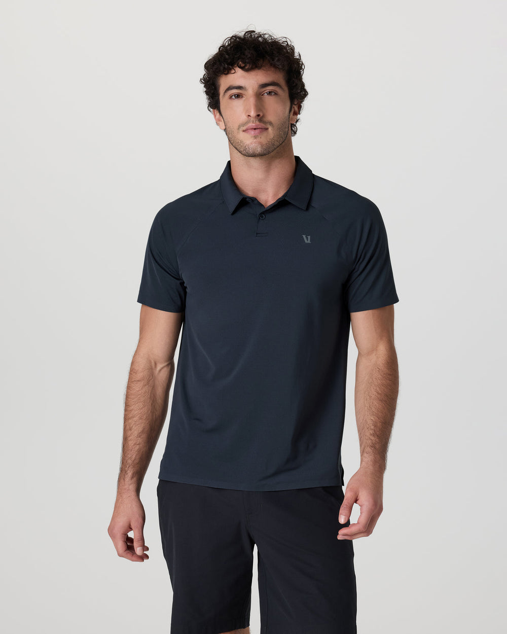Vuori Short Sleeve Viewpoint Polo Navy