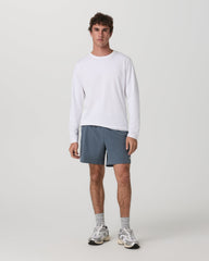 Vuori Long Sleeve Tuvalu Tee Men's Lightweight White Shirt