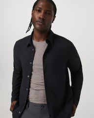 Vuori Long Sleeve Manhattan Button Down Men's Black Shirt