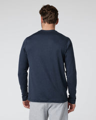 Vuori Long Sleeve Ponto Performance Tee Midnight Heather