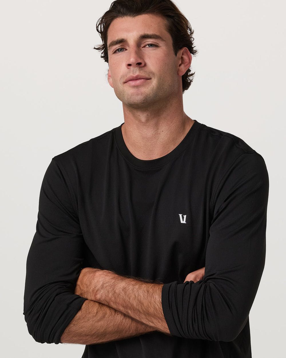 Vuori Men's Long Sleeve Clearview Seamless Tee Black