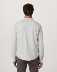 Vuori Men's Long Sleeve Ponto Button Down Salt Heather
