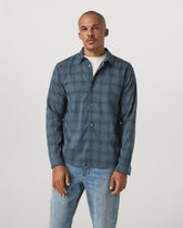 Vuori Long Sleeve Plaid Button Down Shirt Men's Abyss Shirt