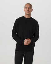 Vuori Fluent Sweater Men's Black Sweater
