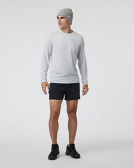 Vuori Long Sleeve Current Tech Tee Frost Grey