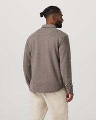 Vuori Long Sleeve Altitude Wool Shirt - Relaxed Phantom Grey