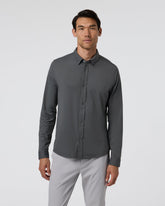 Vuori Long Sleeve TravelLite Button Down Dark Pewter