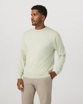 Vuori Men's Merino Fine Gauge Wool Sweater Sandalwood