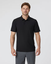 Vuori Strato Tech Polo Men's Black Polo Shirt