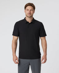Vuori Strato Tech Polo Men's Black Polo Shirt