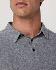 Vuori Strato Tech Polo Men's Heather Grey Polo Shirt