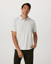Vuori Men's Short Sleeve Ponto Performance Polo Salt Heather