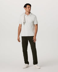 Vuori Men's Short Sleeve Ponto Performance Polo Salt Heather