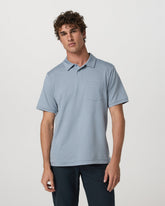 Vuori Short Sleeve Ponto Performance Polo Blue Dusk Heather