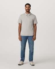 Vuori Short Sleeve Ponto Performance Polo Dark Salt Heather